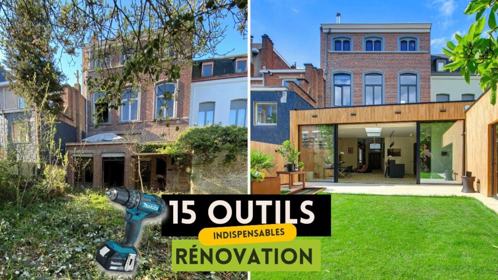 Rénovation de maison : découvrez les 15 outils incontournables pour un chantier réussi