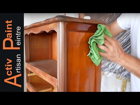Rénovation élégante : secrets pour transformer un meuble ancien en bois vernis