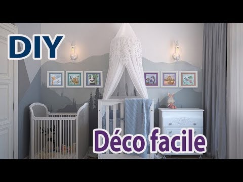 Créer un espace serein : idées déco chambre bébé à réaliser soi-même pour un cocon apaisant